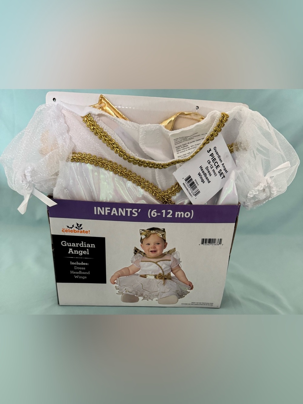 Infants Guardian Angel Costume- (6-12mo)